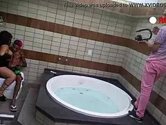 experienced cougar with tattooed young guy wallif santos, big dick scene