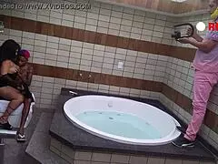 experienced cougar with tattooed young guy wallif santos, big dick scene