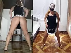 homemade anal with big ass milf in lingerie, subscribe for more