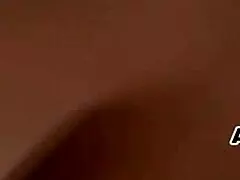 A guy gives his stepsister a handjob in POV view