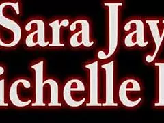 Busty Sara Jay asks, Richelle Ryan, ready for hot girl-on-girl action?