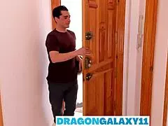 Unexpected Pizza Delivery Turns into Blowjob and Hot Sex with Brunette Whore