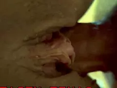 Tasty Texas FUCKED DOGGYSTYLE in lingerie!