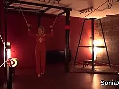 Hey, check out unfaithful Lady Sonia flashing her huge British melons!