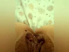 Greta goes to bathroom then warms up