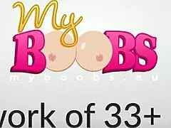 Huge Tits Alexsis Faye Teases in Sexy Lingerie with Her Soft Toy