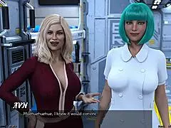Stranded in space 3 - competition between milfs and teen 18+s with huge boobs