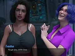 stranded in space, i pick camilla for some fun in this hentai game.