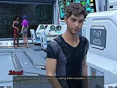 stranded in space, i pick camilla for some fun in this hentai game.