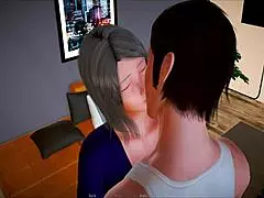 my new family with big tits blonde milf