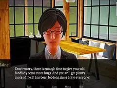 exploring my new family in anime cartoon