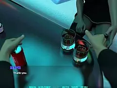 Busty gym girl in 3D knows I can't resist her curvy ass