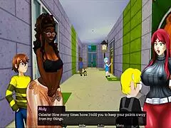 charming milf in anime adventure with little 18+