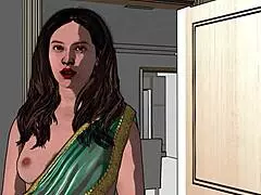 Indian Desi Stepmom in Wild BDSM Group with Stepson Audio