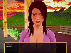 I explore my new family's big tits and ass