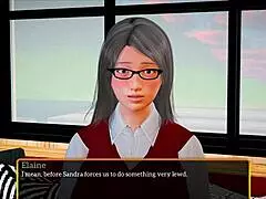 I explore my new family's big tits and ass