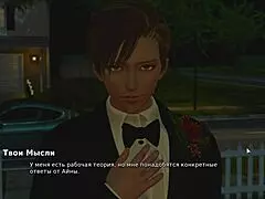 Naked Slut Licks Cumshot In Cute Hentai