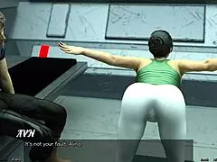 stranded in space 40 - hot yoga sesh with busty milf! 🧘‍♀️