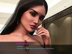 fashion business 5 unfolds as monica and melanie kiss victoria's ass in wild 3d action