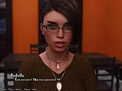 just chilling when this hot rich brunette with makeup hits me with tough questions