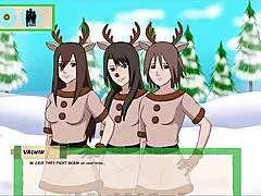 Jikage Rising Arc 2 - Fodendo os Peitos Enormes da Samui! 🔥