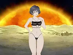 In the milf hunter game, mercury gets tied up in a steamy bondage adventure with the hunter exploring her curves.