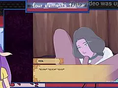 In Avatar, the trainer asks, 'Want a milfy blowjob bonus?' Leading to moaning orgasms with big tits.