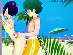 Momo And Kyoka Fuck Izuku!