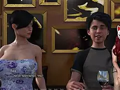 anime hentai golden boy 14 solo in fishnets with big tits