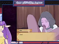 In Avatar, the trainer asks, 'Want a milfy blowjob bonus?' Leading to moaning orgasms with big tits.