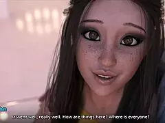 Coach shares big news with John in erotic hentai scene