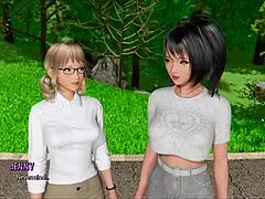 3D Hentai Ripples Gameplay Part 4 with Curvy Babes and Ripped Clothes