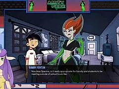 danny phantom amity park redux part 40, talking to spectra about sexy teacher.