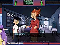 danny phantom amity park redux part 40, talking to spectra about sexy teacher.