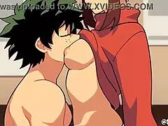 Ochaco milf fandub explodes in hentai action!