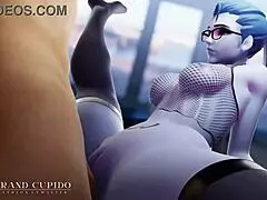 Yo, check this wild Widowmaker anal action in Overwatch! 🔥