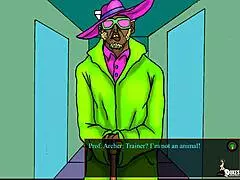 big butt white professor banged hard by pimp in gameplay