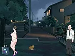 Shameless milf exhibicionista flaunts big tits in wild hentai action.