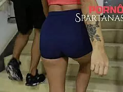 THAY RELAXES IN THE BACKSTAGE WITH HER CUTE SMILE.