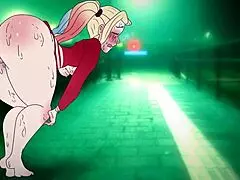 Harley Quinn Bangs Clown Joker in Wild Anime Hentai!