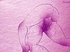 Animation on paper with pens and pencils