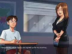 Why Does Busty Stepmom Flash Huge Breasts in Game?