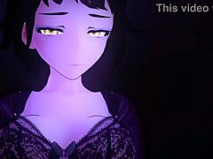 Stříhání tvé V-karty se smyslnou MILF, která jezdí v 3D hentai POV