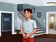 Why Does Busty Stepmom Flash Huge Breasts in Game?