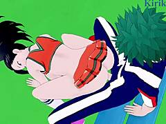 トガヒミコ、八百万百、緑谷出久の激エロヘンタイセックス