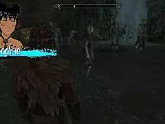 i'm messing with these sex mods in skyrim, having sex in all positions.