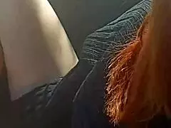 Latina milf fucks in public car