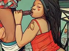 MOMMY SUCKS STEPBRO'S COCK LIKE SHE HAS NO TEETH!