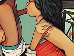 MOMMY SUCKS STEPBRO'S COCK LIKE SHE HAS NO TEETH!