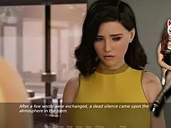 Ms. Denvers, sexy gamergirl, gets wild playing a naughty porn game!